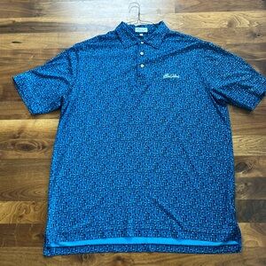 PETER MILLAR / size xl / polo / blue